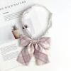 Decoração Laço Rosa Gravata Borboleta Jk Meninas Estudantes Estilo Preppy Uniforme de Marinheiro Acessórios de Camisa Gola de Pena Flor Chá Preto