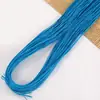Banda elástica redonda de 0.8-2.0 mm, cordón elástico de látex colorido para joyería, manualidades hechas a mano y pulseras