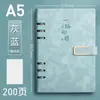 Cuaderno de Hojas Sueltas A5 Engrosado Cubierto de Cuero para Negocios Bloc de Notas Antideslizante B5 Cuaderno de Núcleo Reemplazable para Oficina Logo Personalizado