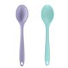 Cuchara de silicona de una pieza, cuchara densa de grado alimenticio, cuchara mezcladora de silicona para cocinar, vajilla de cocina, cuchara pequeña para sopa, cuchara para ensalada