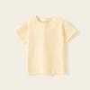 Camiseta infantil de algodão com manga curta em cores de doce para meninos e meninas nova camiseta de verão com manga curta jaqueta estilo western uma geração de cabelo