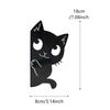 Oferta especial: Piezas de Hierro Metálico con Silueta Oculta de Gato Negro, Decoración Divertida para Jardín y Patio, Regalo para Amantes de los Animales