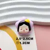 Personaje de dibujos animados brillante Lucky Star Accesorios de resina DIY Pegamento de crema Soporte para funda de teléfono móvil Agujero para horquilla Zapatos Taza de agua
