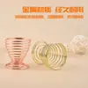 Soporte para huevos de belleza cosmética, de acero inoxidable, para esponjas de aire, a prueba de humedad y moho.