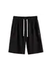 Pantalones Cortos Casuales Rectos de Seda de Hielo para Hombre, Verano, Ligeros, de Secado Rápido, de Cinco Puntos, Modernos, Sueltos, Pantalones de Entrenamiento Deportivo para Baloncesto