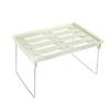 Estante de almacenamiento plegable para cocina, estante de almacenamiento para baño, estante para condimentos, estante de almacenamiento combinado, estante para artículos diversos para el hogar, escurreplatos