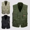 Chaleco Sanyou de fábrica para exteriores con múltiples bolsillos para hombre, pesca, montañismo, fotografía, chaleco de ocio, venta al por mayor transfronteriza