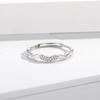Anillo de amor simple personalizado Han Yi en plata esterlina s925 con diseño de nicho, anillo para el dedo índice con sentido de estilo frío para mujer, primavera y verano 2023