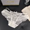 Bragas de Encaje para Mujer, Estilo Japonés, Sexys, Dulces y Picantes, Estampado de Leopardo, Malla Hueca, Estilo Pura Pasión, Tiro Bajo, Bragas Triángulo Transfronterizas para Niñas
