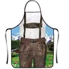 Nuevo Set de Pareja de Amazon Delantales Impermeables para el Oktoberfest Festival Tradicional Bávaro de la Cerveza, Un Set Disponible para Dropshipping