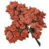 Decoração de galho artificial galho de bétula verde paisagismo de engenharia folha de bétula cor de outono folha falsa árvore falsa interna árvore falsa para interior jardinagem