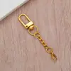 Fivela de porta em U galvanizada de 32 mm do fabricante com corrente de quatro seções, fecho lagosta 303, adequada para bolsas de brinquedos, acessórios e peças decorativas