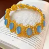 Collar Retro Vintage de Estilo Cortesano, Cadena Única y Elegante para la Clavícula, Joyería de Moda de Gama Alta al por Mayor para Mujeres