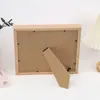 Marco de Fotos de Graduación Hecho de Tablero de Fibra de Densidad de Madera, Marco de Fotos para Hitos de Crecimiento Infantil, Marco Hueco a Prueba de Polvo para Colgar en la Pared o Colocar en el Escritorio