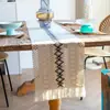 A NOSOTROS. Mantel de Mesa con Borlas Transfronterizo Lino Grueso Algodón Ganchillo Decoración de Fiesta Bandera Larga de Mesa Fábrica