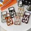 Color Sólido Corte Patrón de Llama Adecuado para Funda de Teléfono Móvil Iphone17Promax Apple 15 Tacto Suave Mate 16 Refrigeración Suave