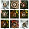Coruja Transfronteiriça Decorações de Natal de Animais Pingentes para Árvore de Natal Pingentes Planos de Acrílico Pingentes para Carro