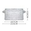 Ventas Directas de Fábrica Transfronterizo Nuevo Escudo de Nieve para Coche de Invierno Cubierta de Nieve y Hielo Parasol Cubierta de Nieve para Ventana de Coche Escudo Frontal
