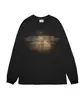 Camiseta Redonda de Manga Larga Estilo Oscuro Y2K Gótico para Hombres y Mujeres, Nuevo Estilo Otoño e Invierno, Comercio Exterior Transfronterizo, Estilo High Street Americano