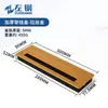 Caja de cables de aleación de aluminio engrosada para escritorio, cubierta de orificio para cables acolchada multifuncional para mueble de TV, cubierta decorativa para escritorio de oficina