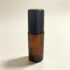 Garrafas de Óleo Essencial Roll-on em Estoque para Atacado 30ml 50ml Garrafas Dispensadoras de Vidro com Esfera Roll-on Reta, Espessadas