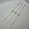 Versão Coreana de Alta Qualidade Branco Natural Madrepérola Borboleta Tridimensional Simples Temperamento Celebridade da Internet Minimalista Colar para Clavícula Tendência