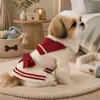 PETCIRCLE Ropa para Mascotas para Primavera y Otoño, Lindo Vestido de Punto Beige Transpirable con Lazo para Perros Pequeños y Cachorros
