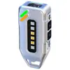 Novo Chaveiro Transfronteiriço Tipo de Carregamento Type-C para Exterior de Alto Brilho Pequeno Canhão de Aço Fonte de Luz Dupla Luz Forte Mini Lanterna