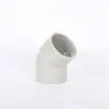 Plástico PP plástico moldeo tubería accesorios codo codo PP 45 grados polipropileno codo grande Xi De productos de plástico