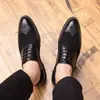 Otoño 2023 Nuevos Zapatos Brogue para Hombre Zapatos de Cuero Formales de Negocios para Hombre Zapatos Casuales Retro Británicos Transfronterizos Talla Grande