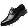 Sapatos de Couro Vazados Masculinos Verão Estilo Coreano Sapatos Sociais Masculinos Sandálias de Couro Respiráveis para Homens Pés Tamanho Grande Sandálias Noivo