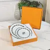 Serie de Cadena de Hierro Gris Estilo Europeo Marca H Plato Occidental Doble Plato para Cena Postre Vajilla de Porcelana Ósea Plato de Cena Sencillo Lujo Ligero Regalo