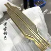 Maçaneta de Porta de Madeira de Bronze Antiga Chinesa Nuvem Auspiciosa Maçaneta de Puxar para Porta Principal Maçaneta de Porta de Vidro Deslizante de Hotel Quarto Privado Gravação Personalizada