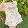 Roupas para Cães e Gatos, Roupas para Pets, Saias Florais de Primavera e Verão, Saias de Princesa Frescas e Fofas, Bichon Frisé Finas e Respiráveis
