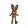Llavero de Peluche Divertido para Aliviar el Estrés, Conejo de Orejas Largas Extraíble, Colgante para Mochila de Niñas, Conejo Retráctil de Moda
