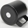 Taza de 12 oz transfronteriza interior y exterior acero inoxidable 304 doble aislamiento al vacío taza con asa americana taza de oficina