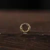 Pulseira com Fecho de Argola Corrente de Latão Estilo Xizang Acessórios para DIY com Mantra de Seis Palavras Gravado e Contas Budistas Padrão Acessórios de Pulseira Venda por Atacado