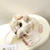 Bolsa Cosmética, High-End, Grande Capacidade, Portátil, Bolsa de Armazenamento Impermeável, Compartimento Particionado, Bolsa de Higiene de Viagem para Mulheres