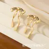 Pendientes geométricos bonitos con diseño de lazo para mujer, estilo retro, con personalidad y dulce tendencia europea y americana