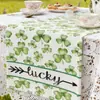 Fornecedor da Fábrica Fornece Bandeirinhas de Mesa para o Dia de São Patrício, Impressão em Tecido para Decoração de Casa, Toalhas de Mesa Térmicas, Atacado Multicor e Multiestilo