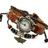 Joias Novas, Estilo Doce e Fofo, Joias de Mão para Atacado, Lote Misto, Pulseira Relógio de Couro de Vaca Fashion e Versátil