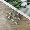 Ropa para Bebé BJD Accesorios Botones Accesorios para Bebé Materiales Hebilla de Plástico Cuatro Agujeros Mini Ultra Pequeña con Borde 6 Metabo