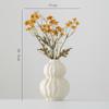 Jarrón de Cerámica Moderno Simple para Flores Secas Lujo Ligero de Alta Gama Sala de Estar Pasillo Flores Hidropónicas Adornos Florales Adornos Florales