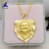Explosões Transfronteiriças Latão Banhado a Ouro Fosco Pingente Maitreya Feminino Galvanizado Ouro Imitado Primeira Joia Entidade E-commerce Fornecimento