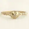 Anillo Cao Shi Love Star para Mujer - Joyería de Estilo Suave, Dulce, Cool - Ventas Directas de Fabricante de Comercio Exterior Shein - Anillo Individual Ins