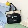 Bolso bandolera de dibujos animados para tutorías de comercio exterior, bolsa de tutoría para estudiantes, bolso de hombro de gran capacidad, bolso tote de moda