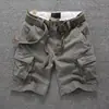 Shorts de Trabajo Verano para Hombre Algodón Multi-Bolsillo Pantalones Holgados Casuales a la Rodilla Shorts a la Rodilla Talla Grande para Hombre Hombre
