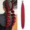 Peluca cola de caballo cabello largo de mujer extensión de cola de caballo navideña cola de caballo se puede hacer de trenzas coloridas peluca de cola de caballo