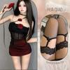Lingerie Floral e Sexy Novo Estilo Sexy Vestido de Noite Puro Desejo Camisola para Festa Noturna Garota Quente com Bojos Vestido Bodycon Transparente Feminino
