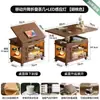 Mesa de centro para sala de estar, mesa de centro estilo vintage, móvil y plegable, para apartamentos pequeños, 2026 mesa auxiliar multifuncional para sofá, subsidiada por el estado